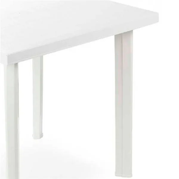 Mesa cuadrada Progarden resina blanca 80x80x72 cm