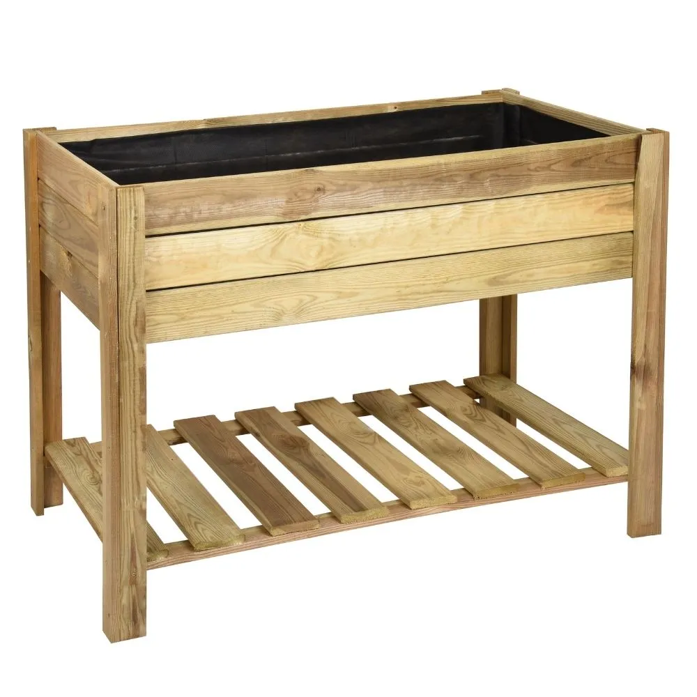 Mesa de cultivo rectangular - 100 x 50 x 75 Resistente la Putrefacción