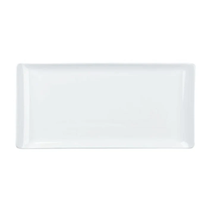 Plato Rectangular 30 X 14.5 cm Blanco Buffet