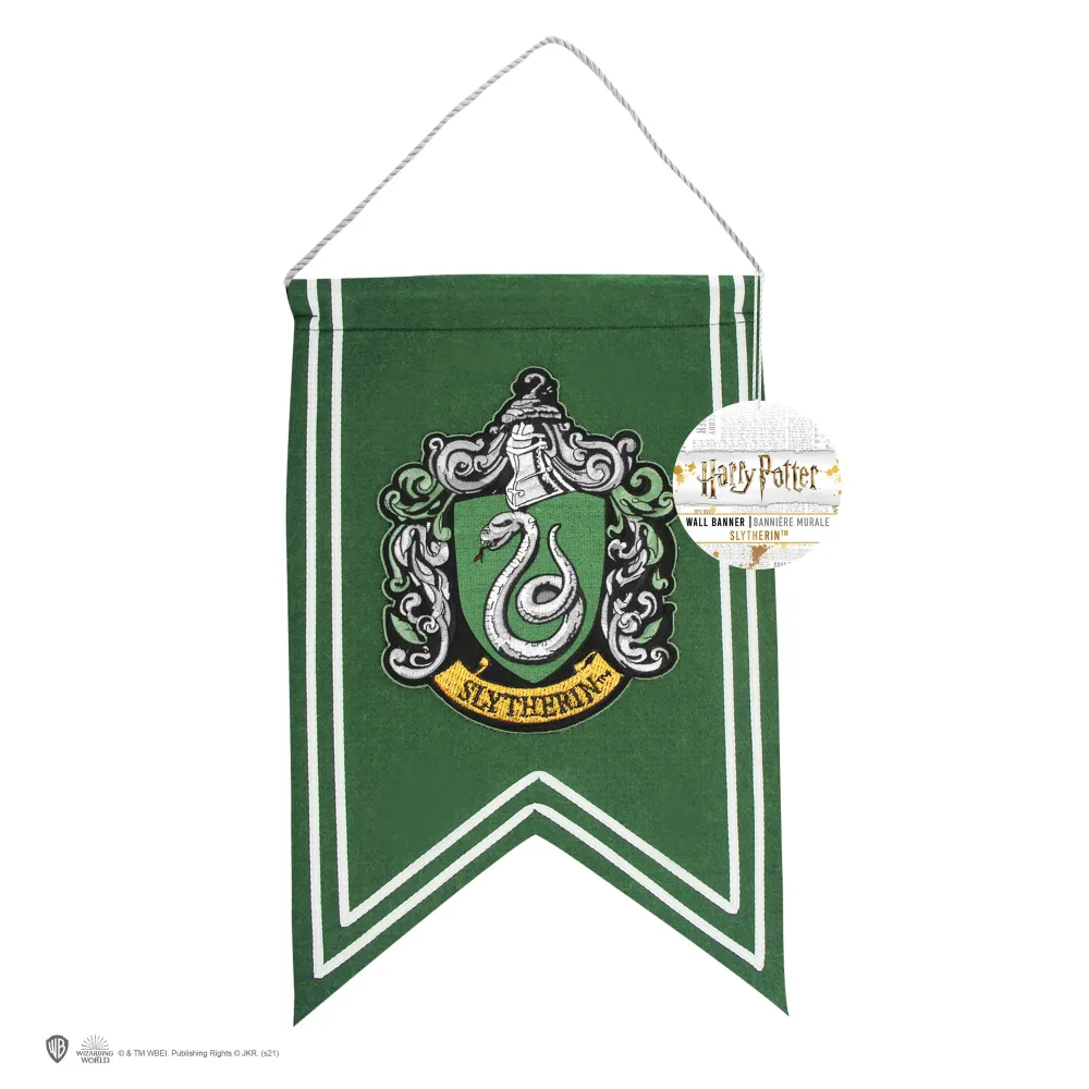 Diseño Personalizado Estandarte de pared de Slytherin