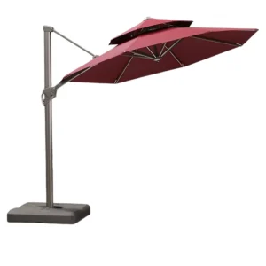 6003 Roman 2.5M Round Parasol 100 kg Water Base