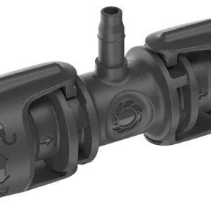 Blister de 4 derivaciones Pieza en T 13 mm / 4.6 mm Gardena Quick Sencillo 13204-26