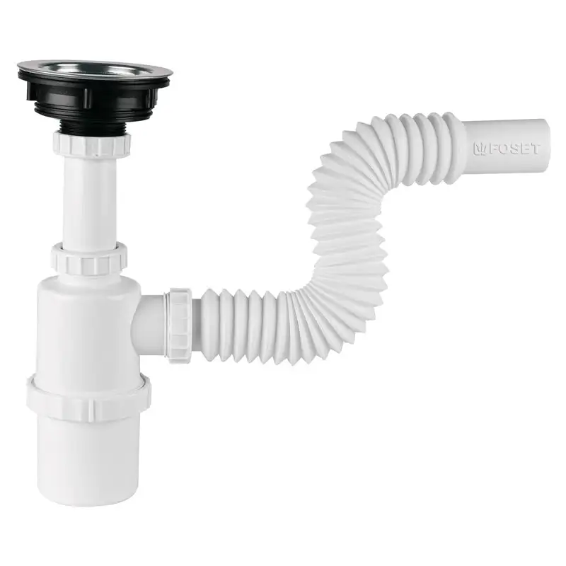 Céspol de bote con contracanasta de acero inoxidable para fregadero, 49506 foset ce 292