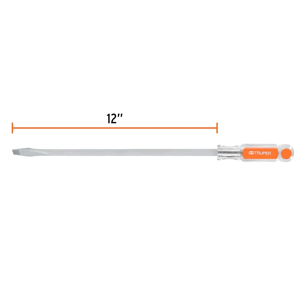 DESARMADOR PLANO BARRA CUADRADA 3/8'X12'