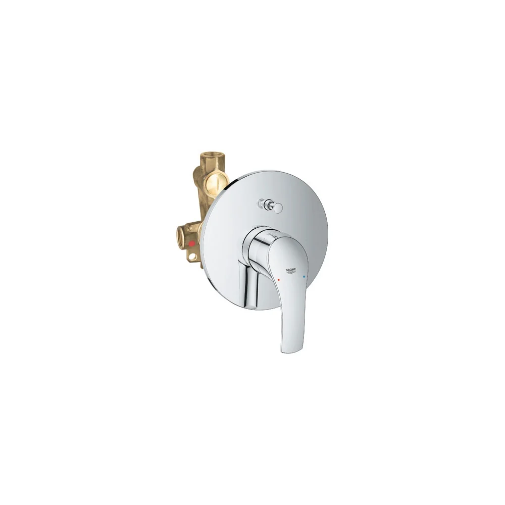 Mezclador monomando empotrado para ducha Grohe Eurosmart con desviador automático