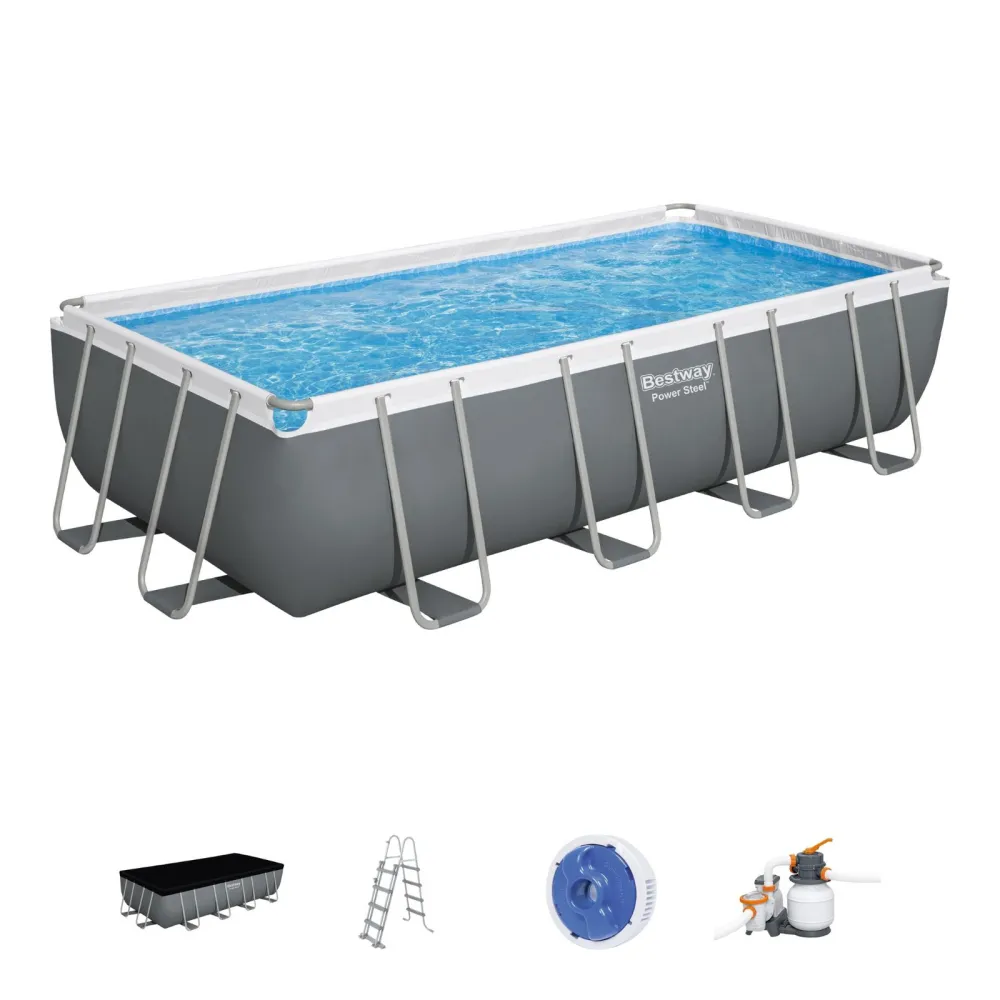 Piscina desmontable tubular Bestway power acero 549x274x122 cm depuradora d