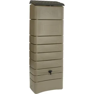 Recolector de agua de pared bekasi - 300 l - taupe