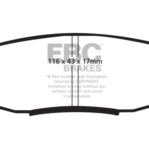 Regulador de Presión EBC 08+ Lexus LX570 5.7 Ultimax2 Rear Brake Pads
