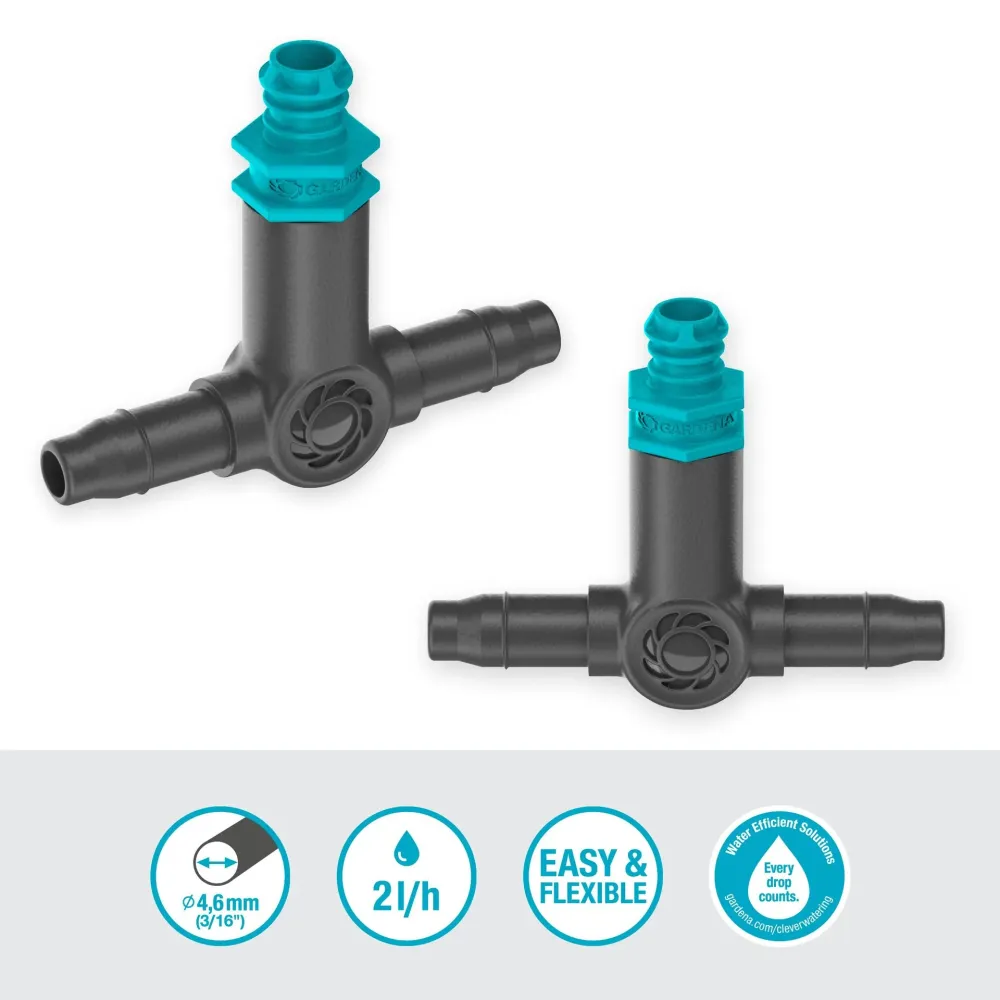 Sensor de Lluvia Gotero en linea 2 l/h x10 Microdripsystem Gardena