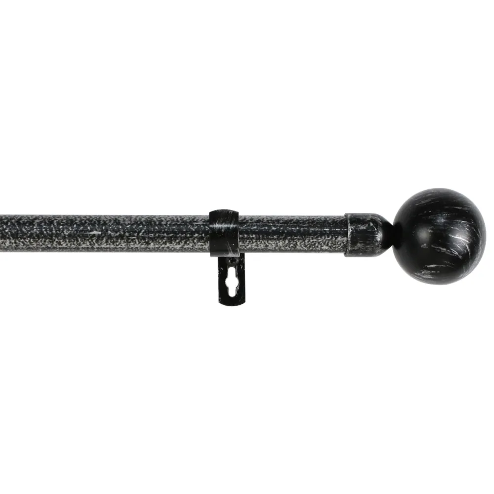 Barra de forja multicompatible extensible(negro+gris, 160-310cm bola)
