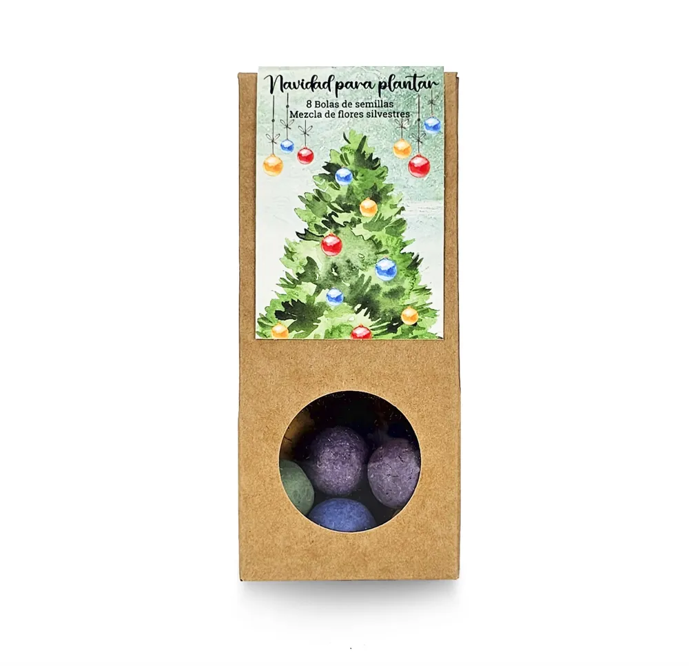 Bolas de Semillas "Navidad para plantar" (Hecho Mano)