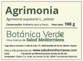 Agrimonia. Planta en bolsa - 100 gr. Botánica Verde con Drenaje Mejorado