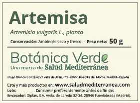 Artemisa. Planta en bolsa - 50 gr. Botánica Verde en Color Terracota