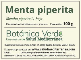 Soporte para Macetas Ajustable Menta Piperita en hoja. Planta en bolsa - 100 gr. Botánica Verde