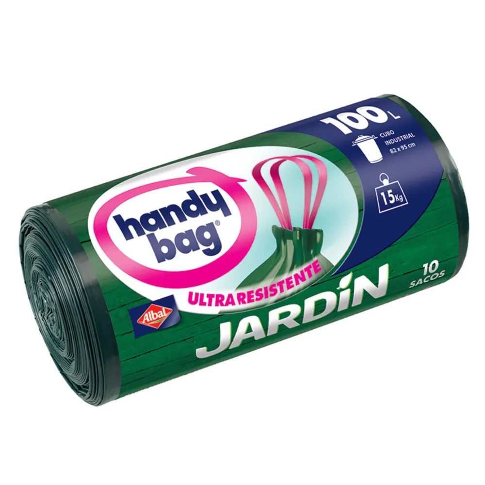 Bolsas de basura extraordinario jardín de 100 litros de capacidad.