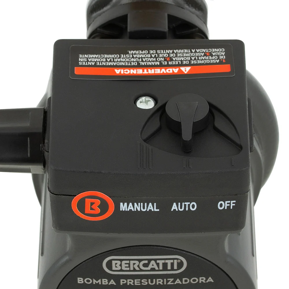 Bomba Agua Superficie Presurizadora 120W Bercatti RS15/90-Z