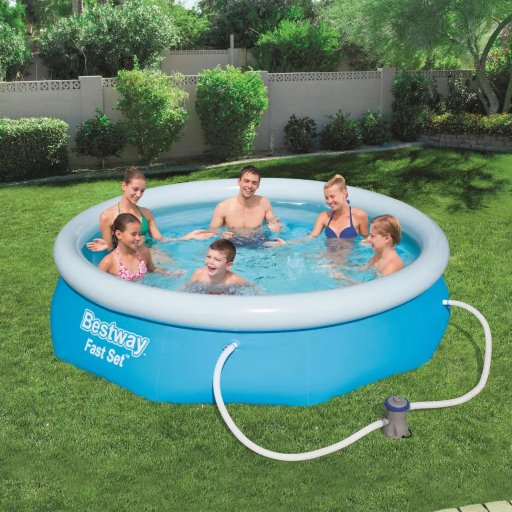 Piscina hinchable Expreso Set Bestway con bomba azul