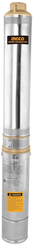 BOMBA SUMERGIBLE 1HP/750W 220-240V 80M 4 & QUOT 750W INGCO DWP7501-5 para Plantas de Sombra