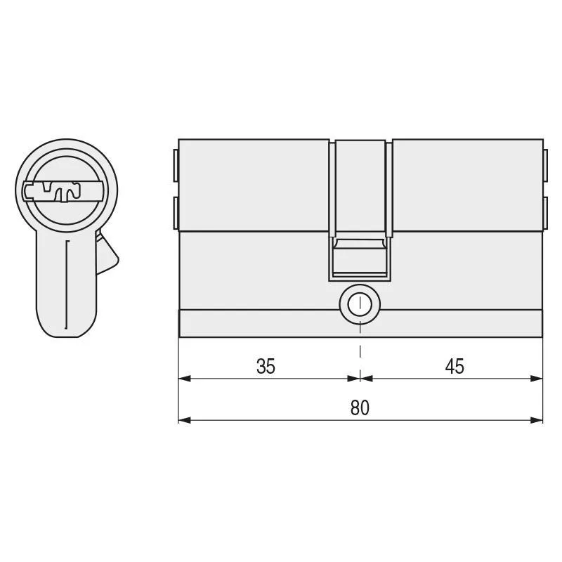 Bombillo t-80 tesa l/larga t855 35-45 latonado Compatible con Enchufe EU
