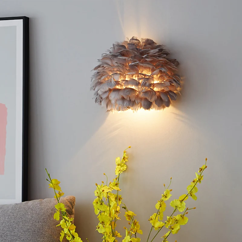 Lámpara LED de Espectro Completo Iluminación de pared de medio globo de diseño, aplique de pared de montaje empotrado para...