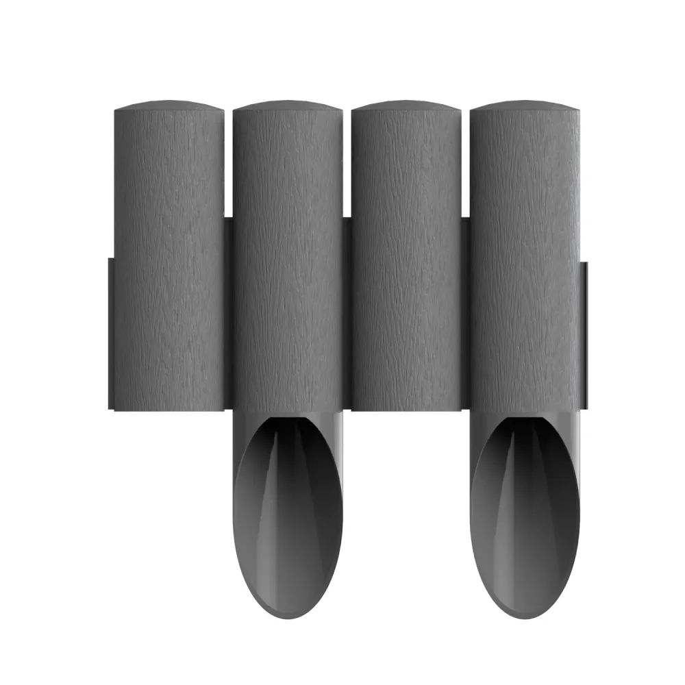 Borde de jardín con estructura de madera 2.3 m de plástico Cellfast Garden Lawn Edge Border Palisade para Plantas Trepadoras