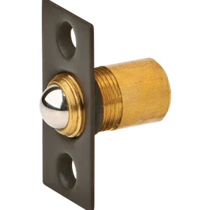Pestillo de bola de latón en bronce frotado con aceite Ives Schlage