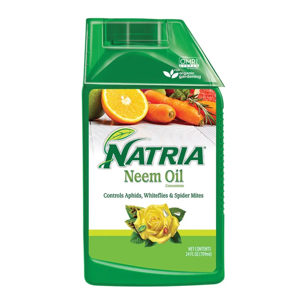 Concentrado de aceite de neem orgánico NATRIA 24 oz