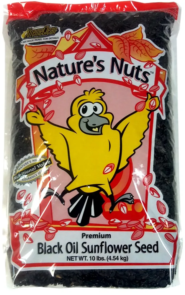 Semillas de girasol con aceite negro Chuckanut 19789 de 10 libras Nature's Nuts