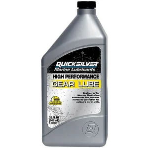 Aceite sintético para engranajes de unidad inferior marina Quicksilver, 32 oz (paquete de 6)