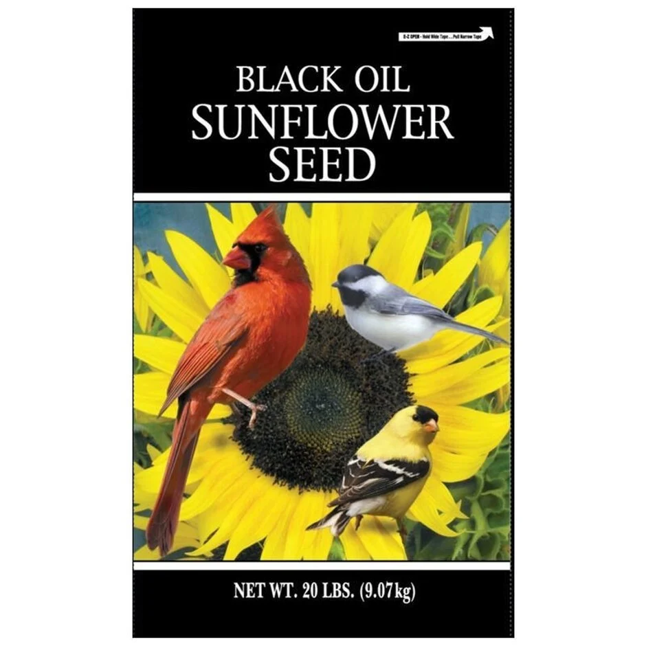 Semilla de girasol de aceite negro genérico, 20 libras. Shafer