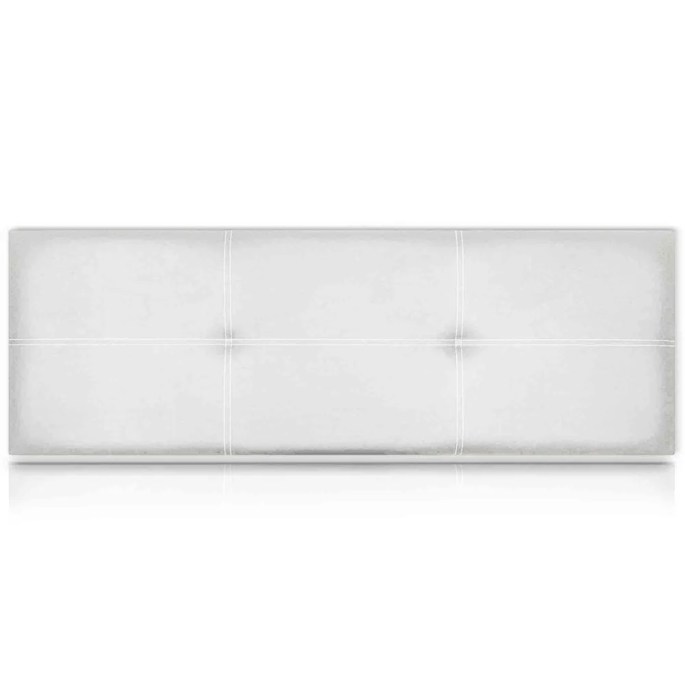 Cabeceros poseidón tapizado polipiel blanco 115x50 de sonnomattress