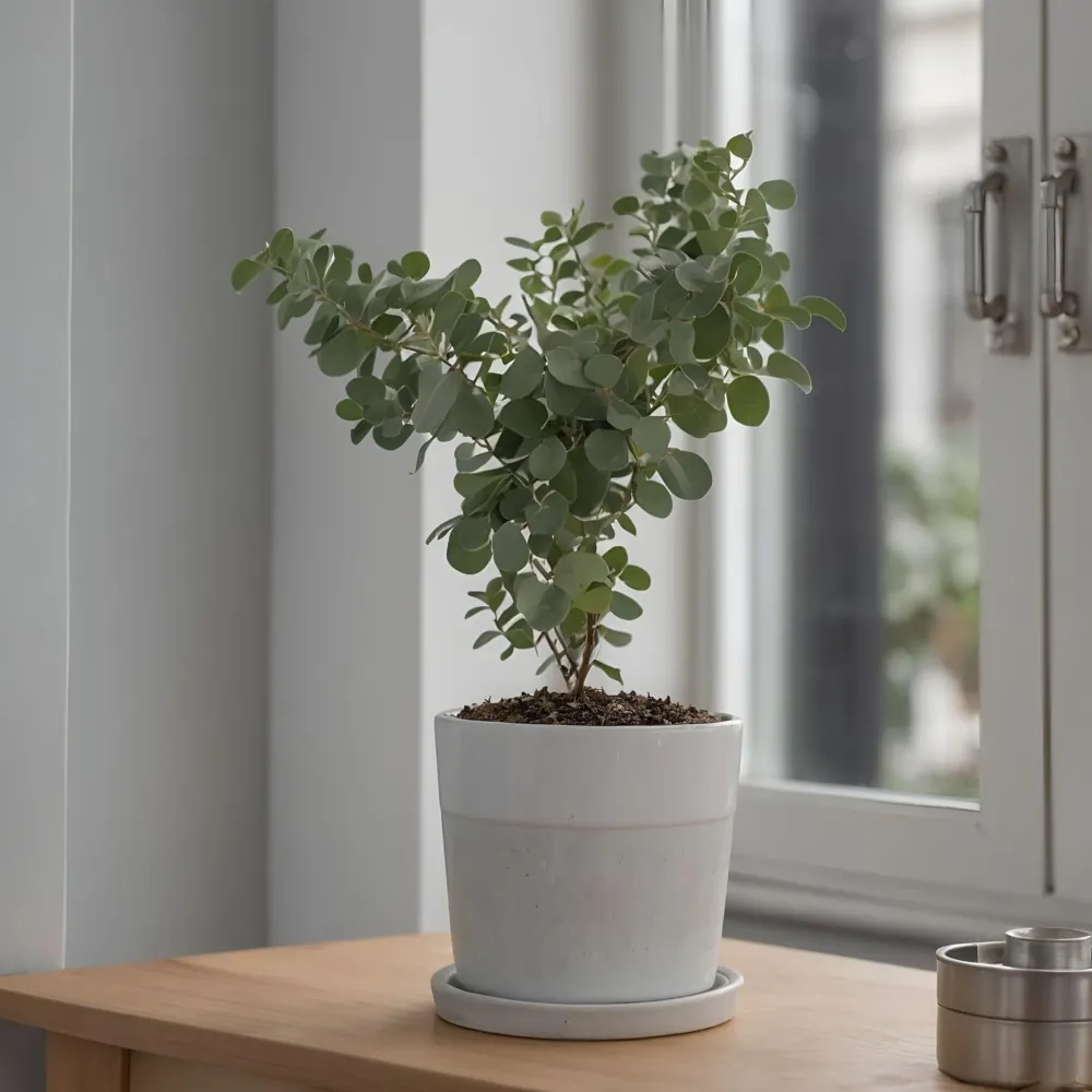 Eucalipto - 6 Pzs - Eucalyptus 'pulverulenta' - Altura 25-40cm - ⌀12cm de Crecimiento Rápido