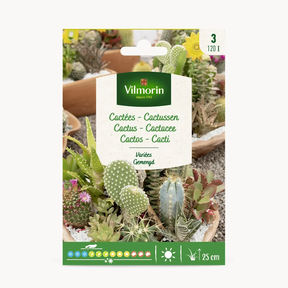 Semilla cactus variados Certificadas Ecológicas