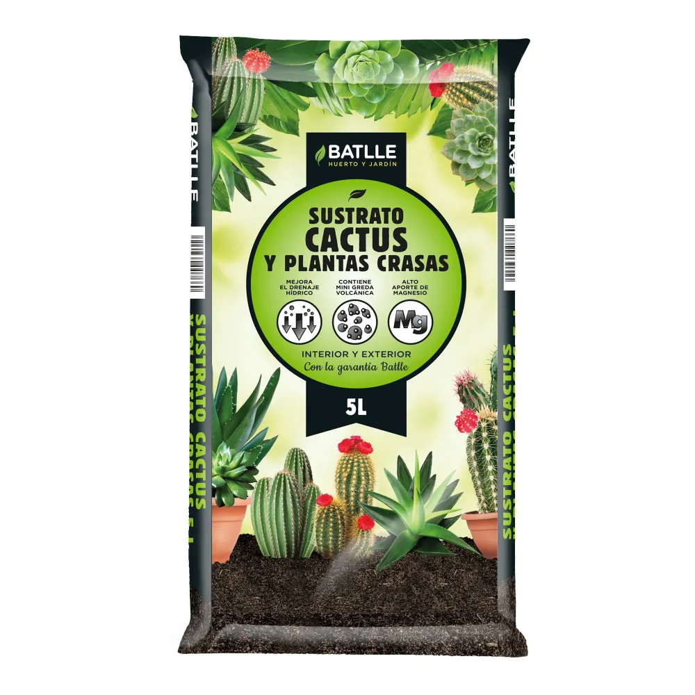 Variedad de Jardín Tierra para Cactus y Plantas Crasas Batlle