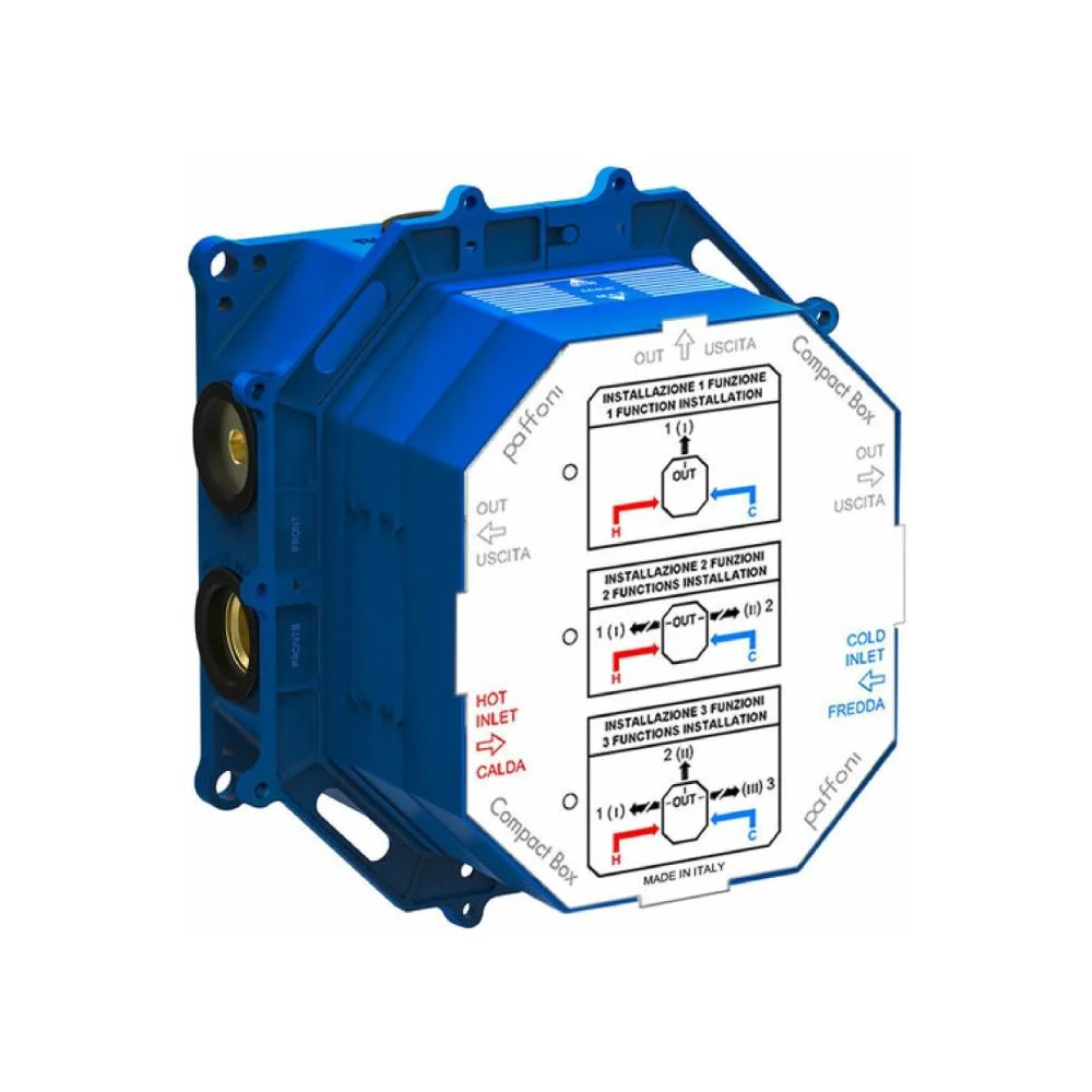Resistente la Intemperie Set incasso universale per miscelatori doccia serie Práctico Box modello CPBOX001 Paffoni