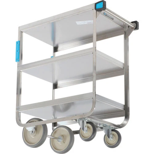 Cesta Colgante con Malla De acero Utility Cart W/3 Shelves 700 Lb Cap 38-5/8"L X 22-3/8"W X 37-1/8"H Lakeside 744