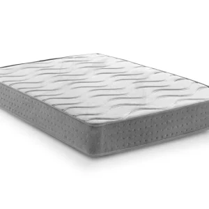 Colchón Muelles Ensacados y Visco 25 cm | 25 Cm | confort y refuerzo lumbar|Firmeza alta