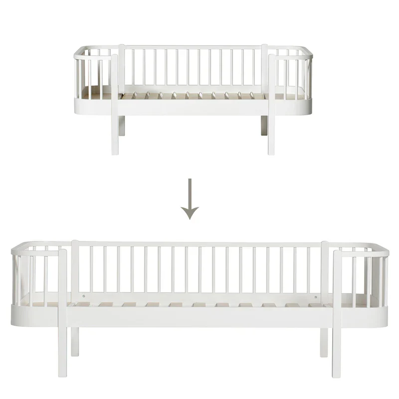 CONVERSION KIT: DE ORIGEN JUNIOR DAY BED TO DAY BED, WHITE