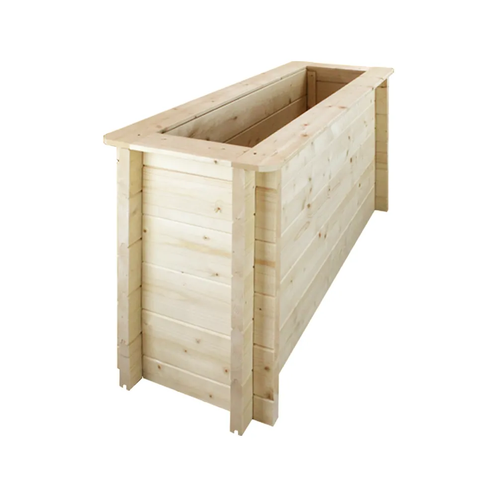 Jardinera elevada de madera - 118x38xH57 cm - TIMBELA M614