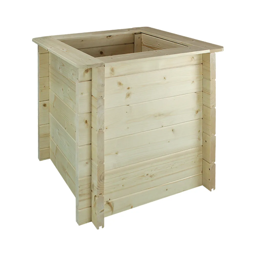 Jardinera elevada de madera - 58x58xH57cm - TIMBELA M618