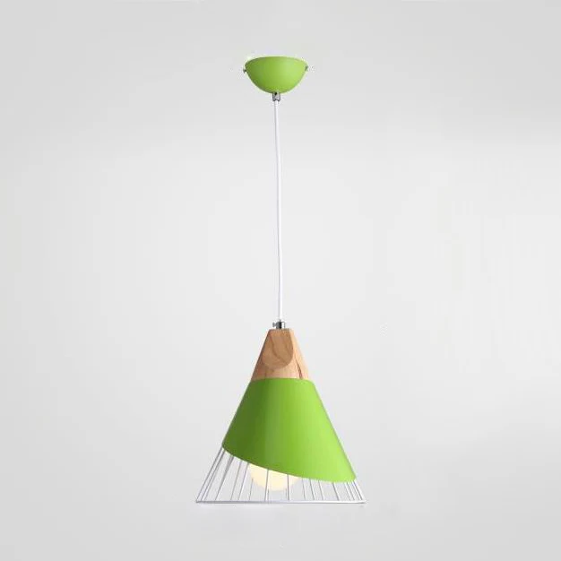 Lampada sospensione conica per scale da camera da letto, metallo, una luce, sofisticado lampada sospensione nordica blu/ve...