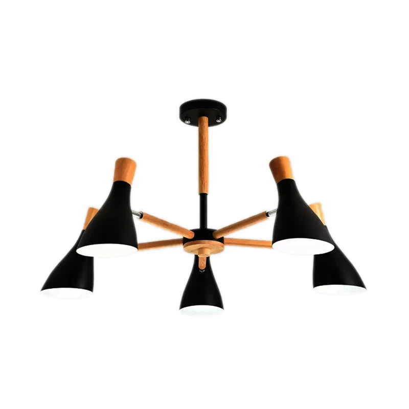 Lampadario forma di bottiglia di stoffa da appendere metallo leggero stile macaron color caramello con Sistema de Autoriego