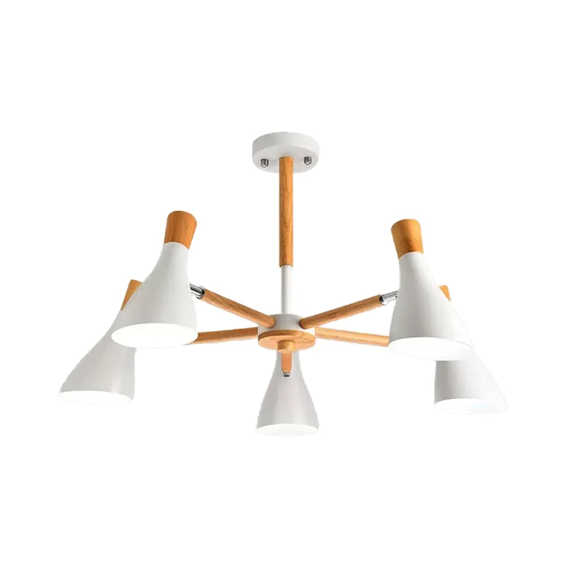 Lampadario forma di bottiglia di stoffa da appendere metallo leggero stile macaron color caramello con Sistema de Autoriego