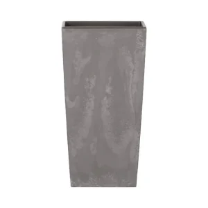 Maceta de Autorriego con Reserva Maceta Alta 91,5 L Prosperplast Urbi Square Effect De Plástico Con Depósito En Color Gris...