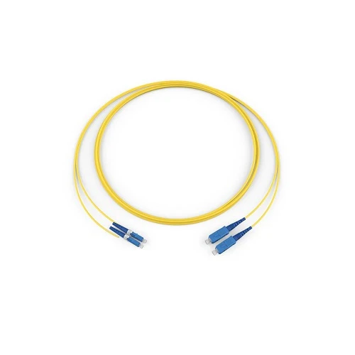 1 Meters Básico LCUPC Simplex SM 2F Zipcord Riser Standard Yellow Jacket 025802R5120001M