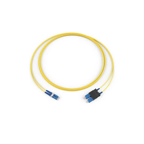 30 Meters Estándar LCUPC Duplex SM 2F Zipcord Riser Standard Yellow Jacket 047202R5120030M con Patas Elevadoras