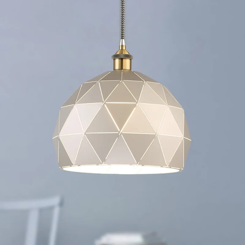 Premium de Alta Calidad Lampada sospensione cupola 1 luce con design piegato, stile reciente, lampada sospensione metallo...