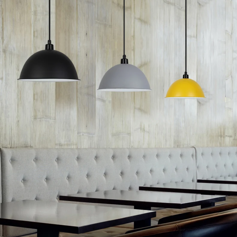 Profesional para Exteriores Lampada sospensione alluminio luce singola, stile nordico, exclusivo, per Gallery Cafe