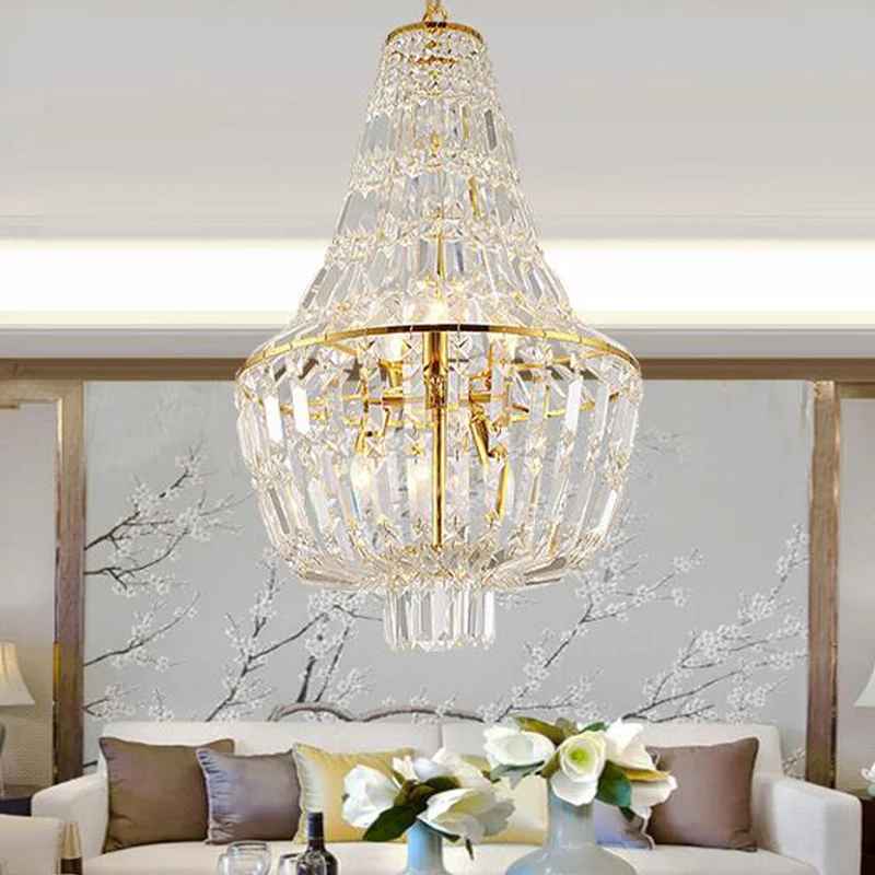 Sistema de Jardín Vertical Modular Jar Empire Lampadario Modernista cristallo 4 teste Lampada sospensione soffitto oro/arg...
