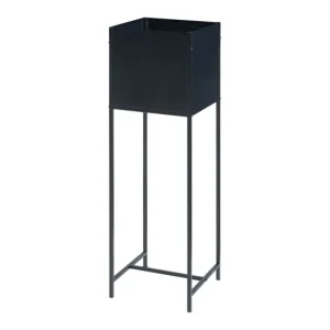 Sistema de Jardín Vertical Modular Mesa de cultivo Porsgrunn acero 70x50x30cm - Negro